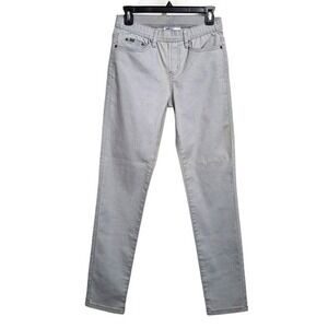 DG2 Diane Gilman Women Jegging Jeans XS Extra Small Gray 5-Pocket‎ Pull-On Logo